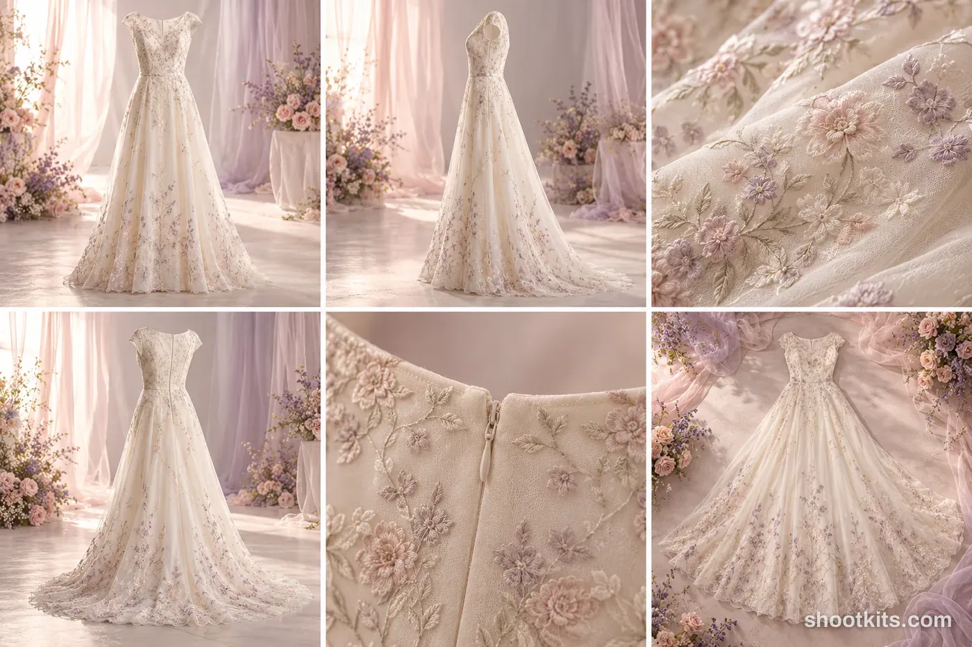 Romantic / ethereal product photography example