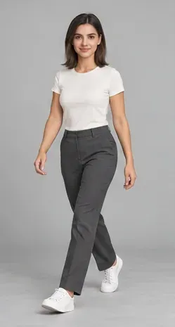 Fashion pose: Diagonal approach