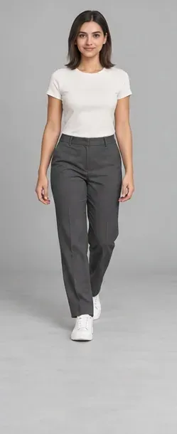 Fashion pose: Small relaxed step