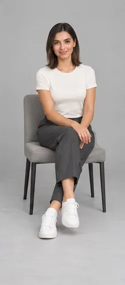Fashion pose: Seat edge