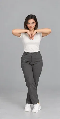 Fashion pose: Elbows forward