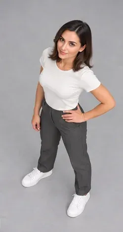 Fashion pose: High left angle
