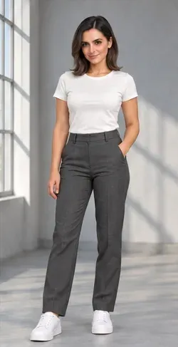 Fashion pose: Window daylight