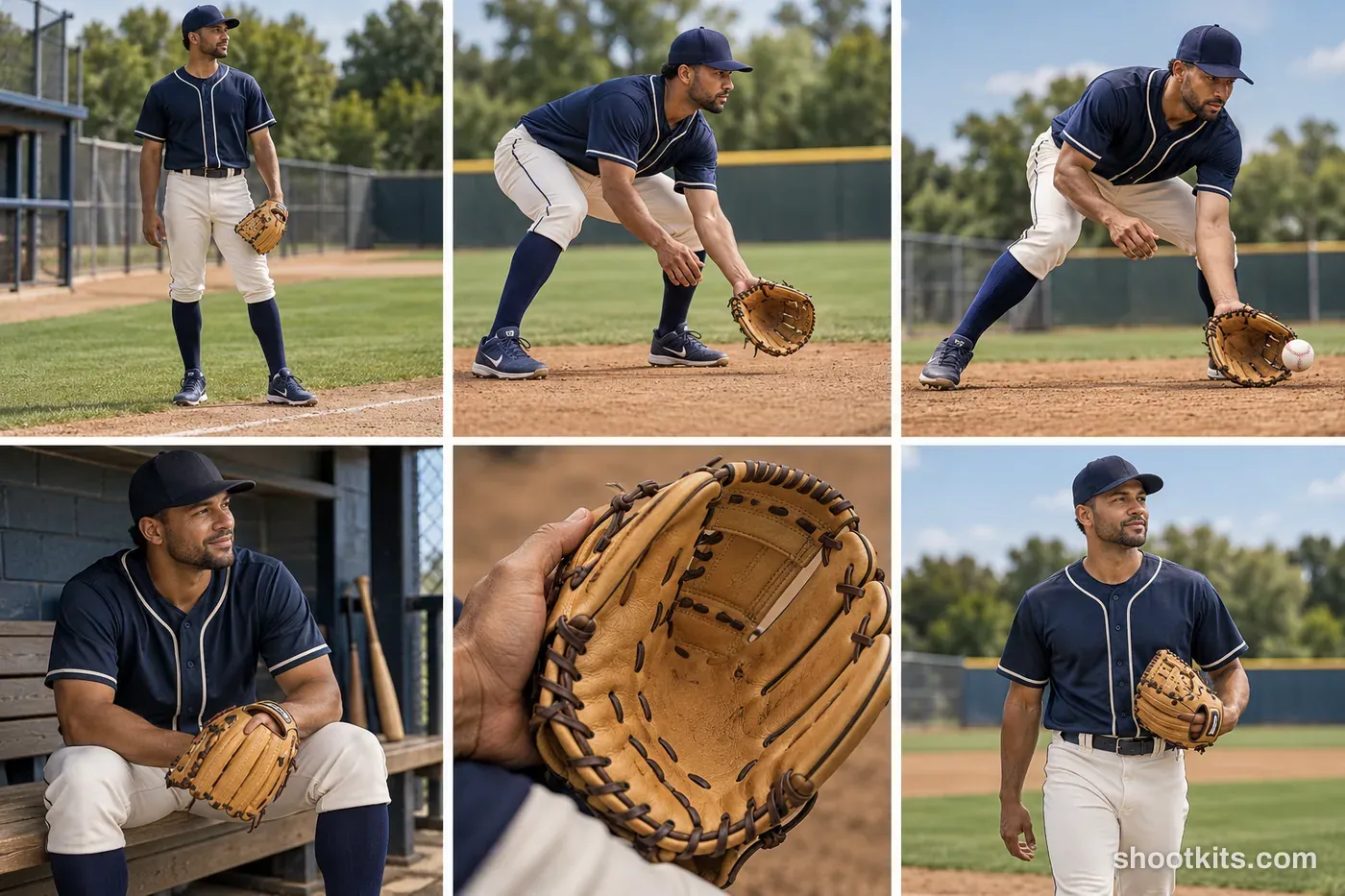 6-panel baseball athlete action shoot made with ChatGPT