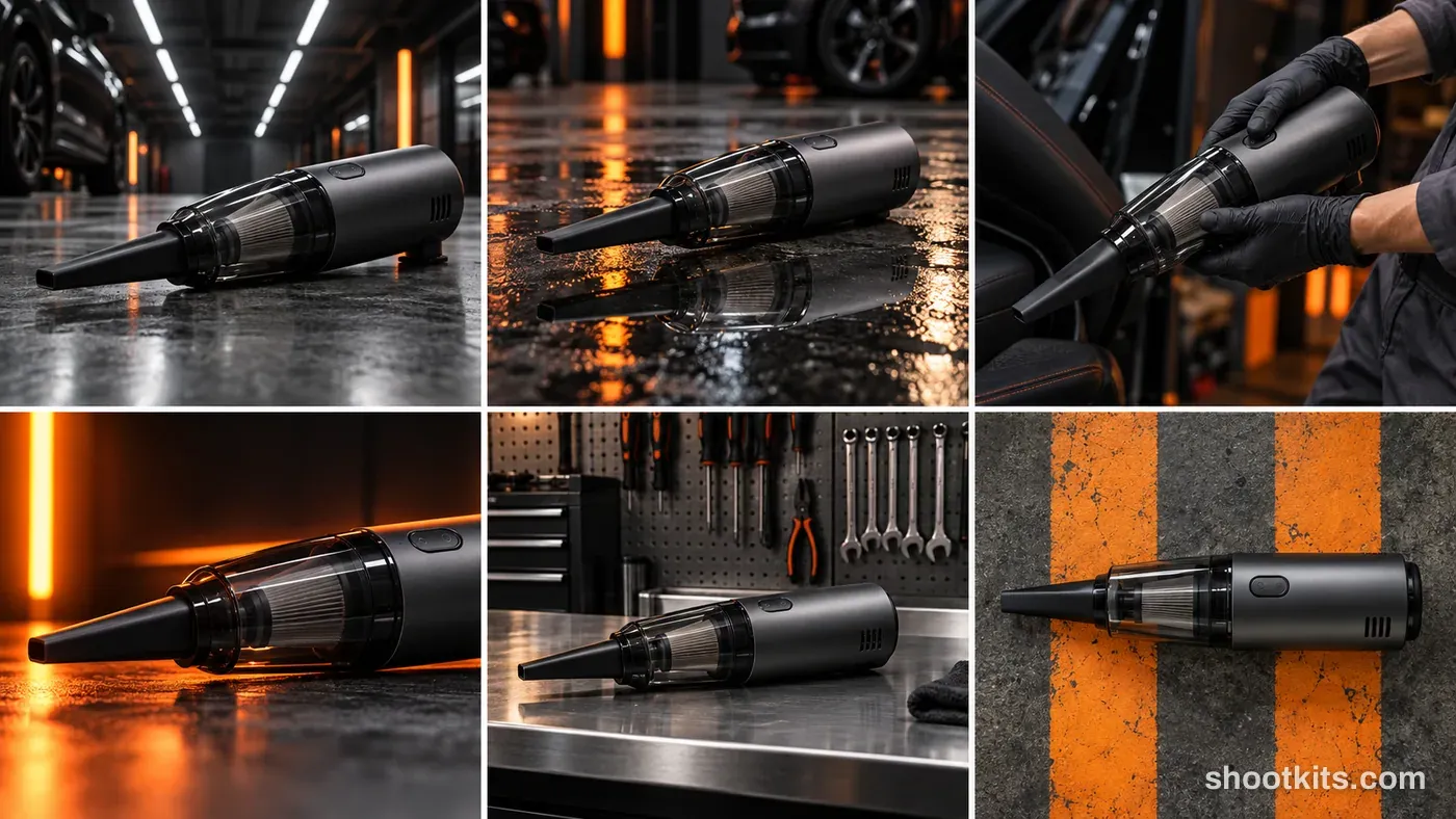 6-panel automotive bold creative campaign made with ChatGPT